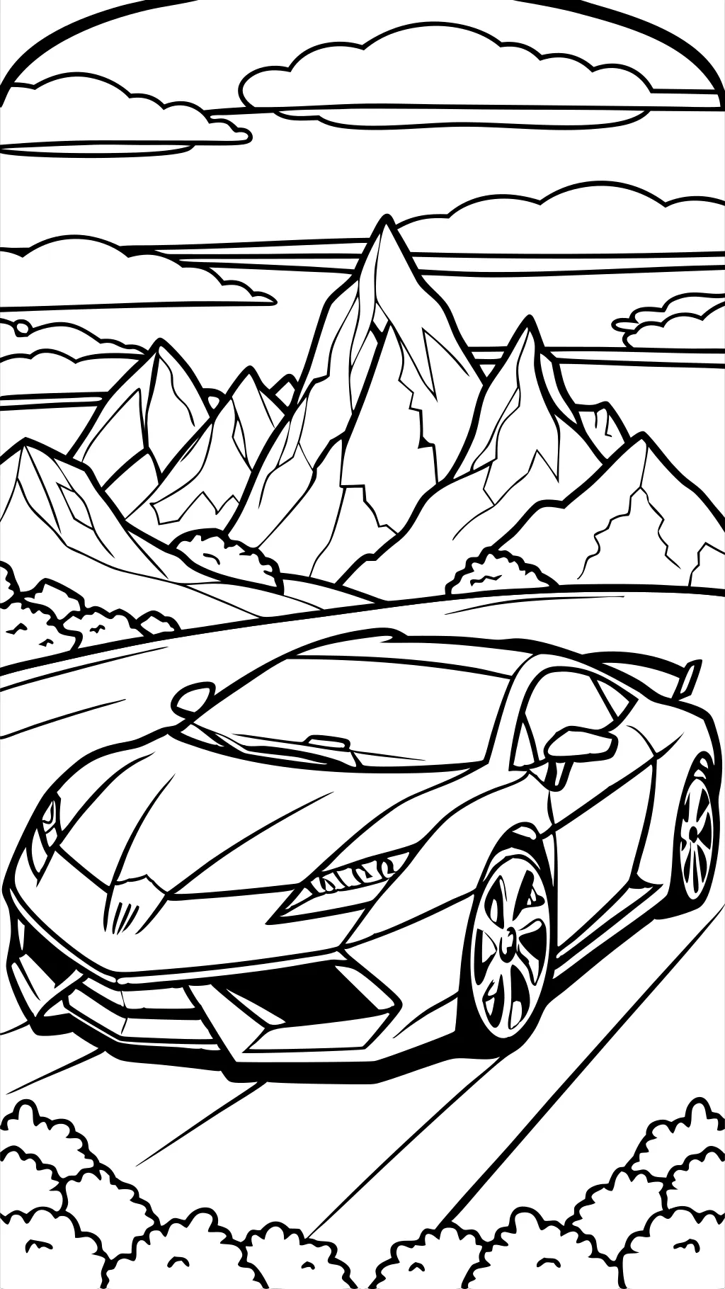 coloring pages of lamborghinis